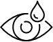 Icon of a droplet next to an eye