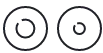 Icon of two eyes with differently sized pupils